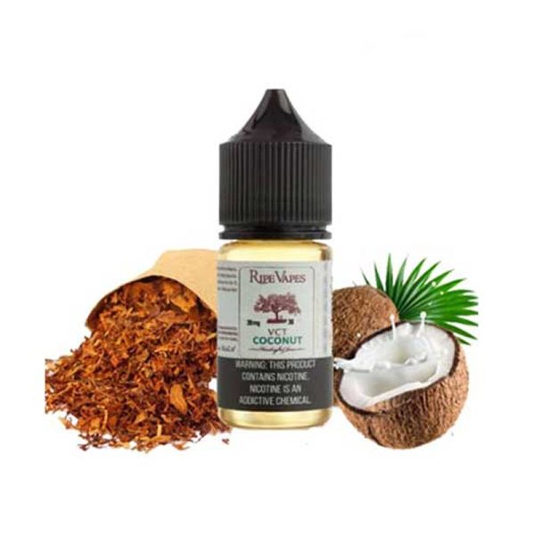 خریدسالت نیکوتین تنباکو نارگیل رایپ ویپز RIPE VAPES VCT COCONUT